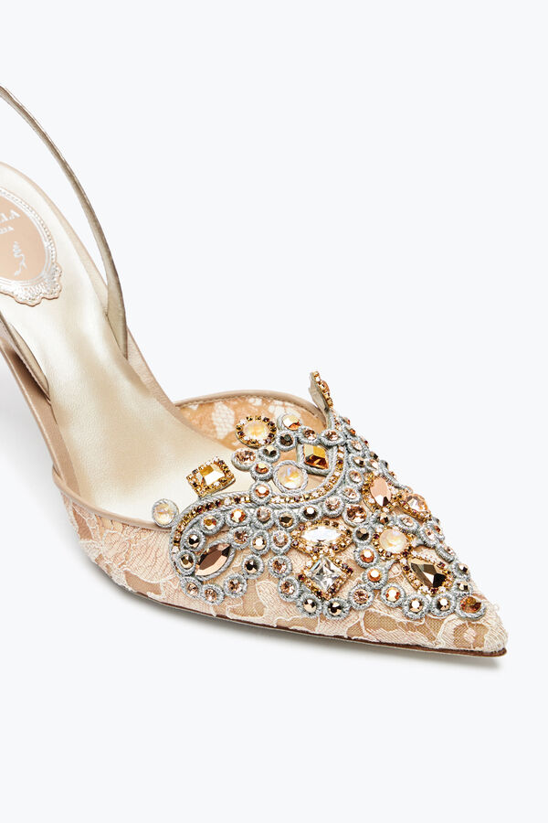 joyas veneziana champagne slingback 80 rene caovilla