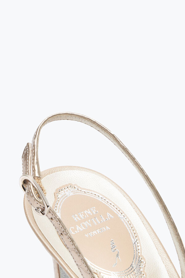 joyas veneziana champagne slingback 80 rene caovilla