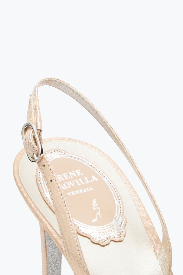 joyas de la cenicienta miel slingback con cristales 80 rene caovilla