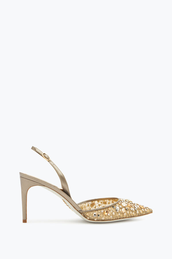 joyas de la cenicienta de bronce slingback 80 rene caovilla