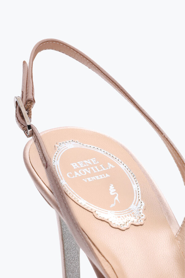 joyas floriane polvo de color rosa slingback 80 rene caovilla