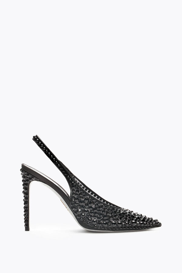 joyas gilda negro slingback 105 rene caovilla