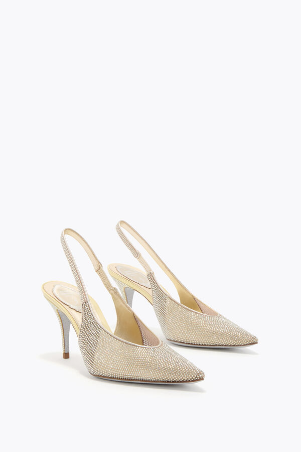 joyas jinny amarillo limÓn slingback 80 rene caovilla